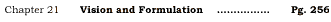 Chapter 21 Vision and Formulation